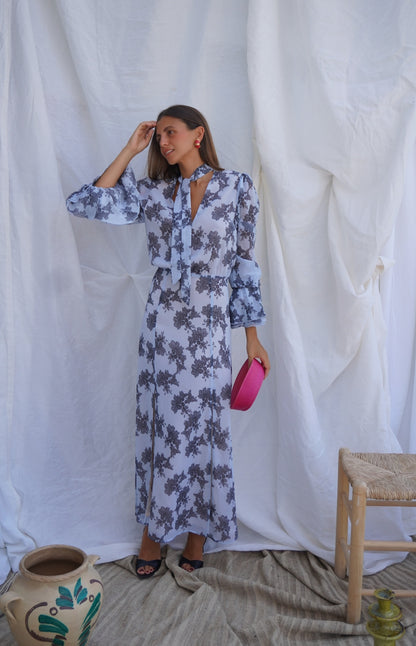 ROTATE. Vestido lazada al cuello