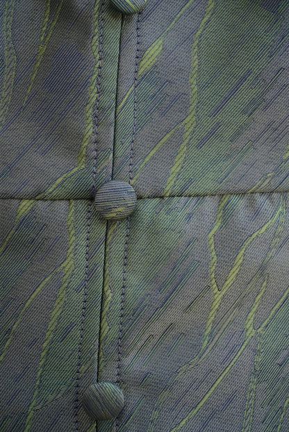 GANNI. Vestido midi en satén jacquard