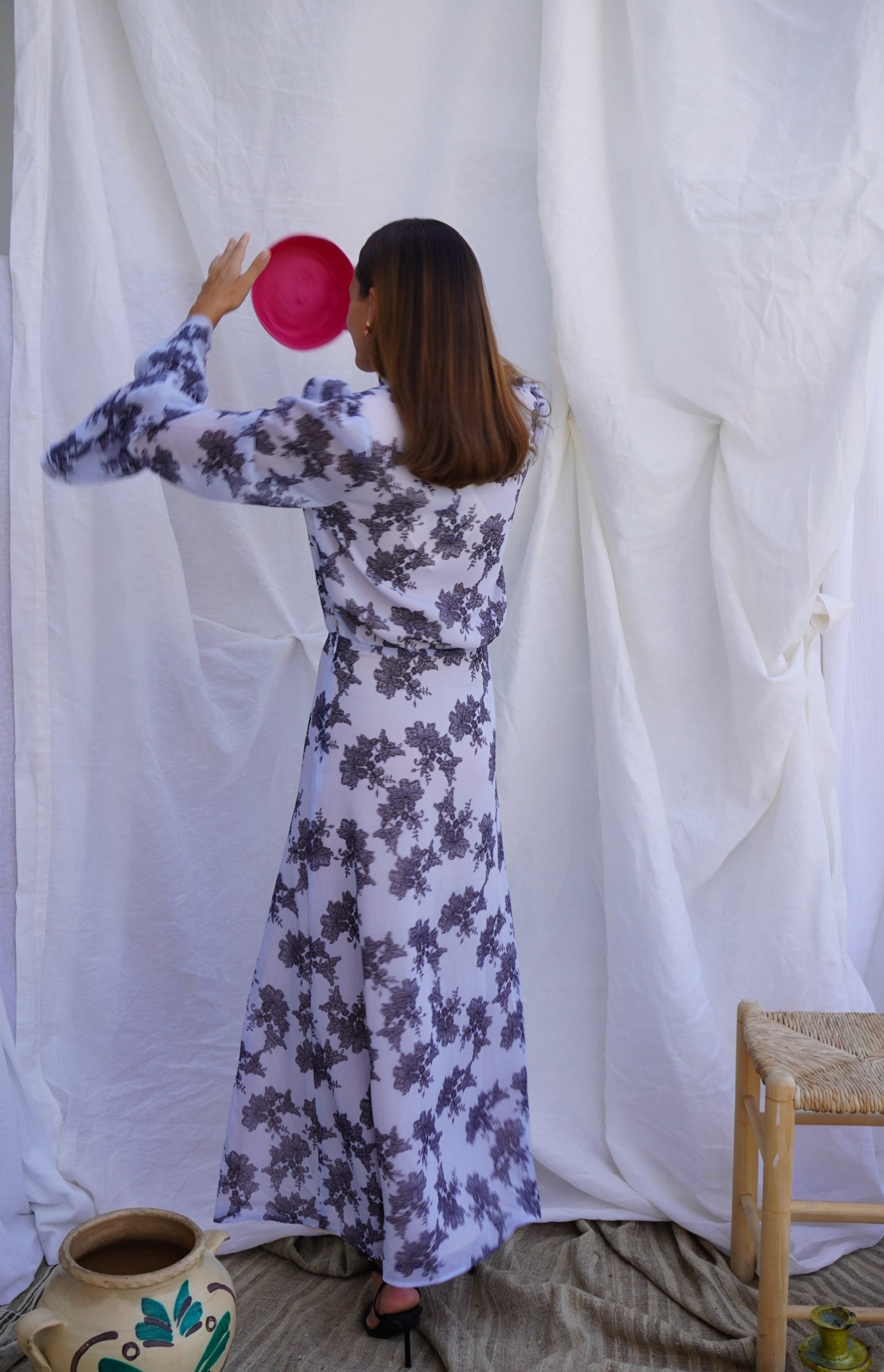 ROTATE. Vestido lazada al cuello