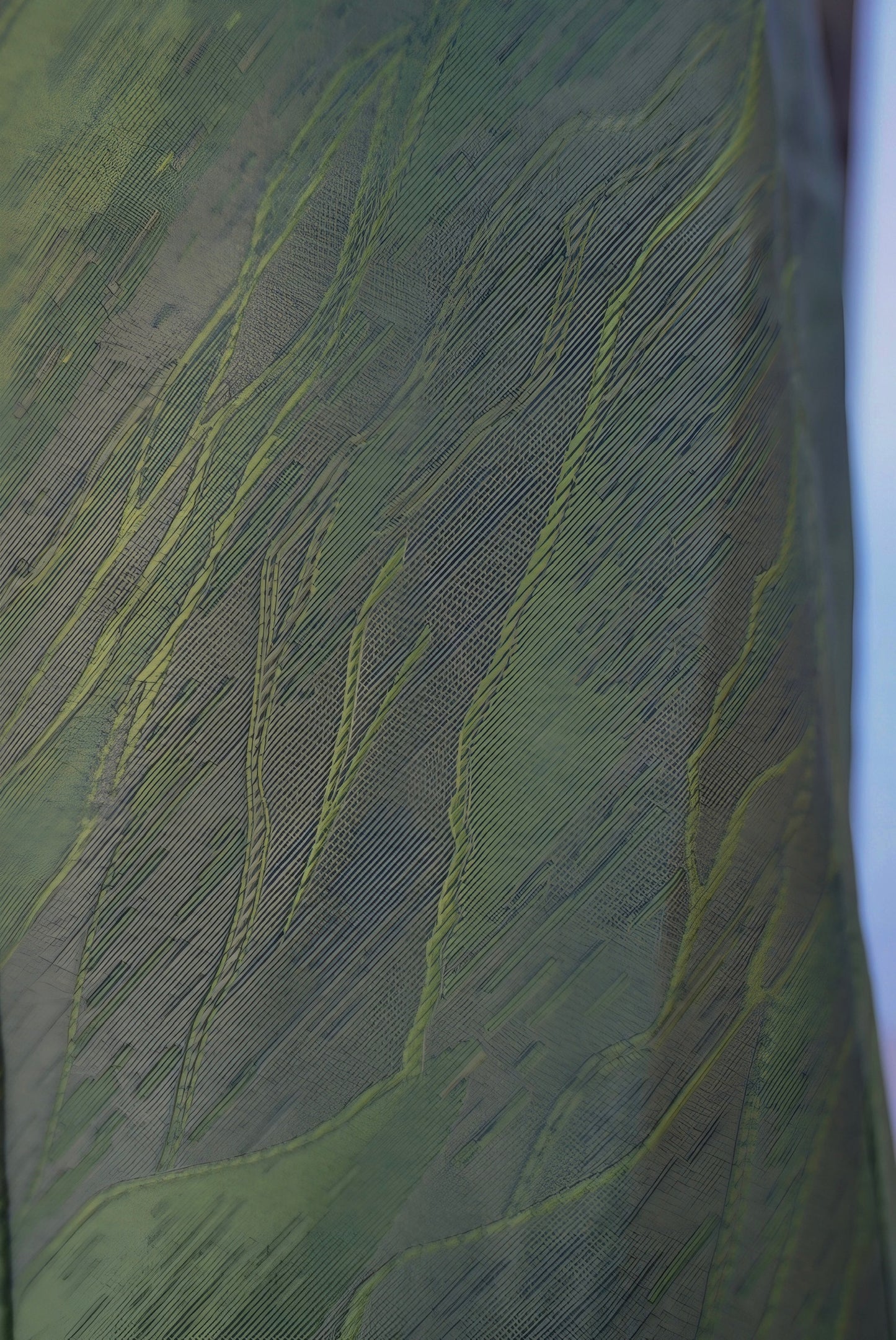 GANNI. Vestido midi en satén jacquard